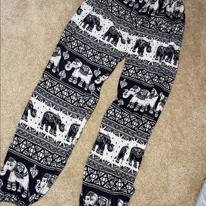 Elephant Print Pants